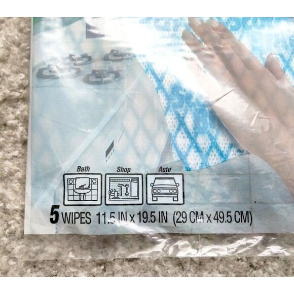 3M Scotch Brite Kitchen & General Purpose Wipes -Durable Absorbent  Lot of 4 - Picture 6 of 9